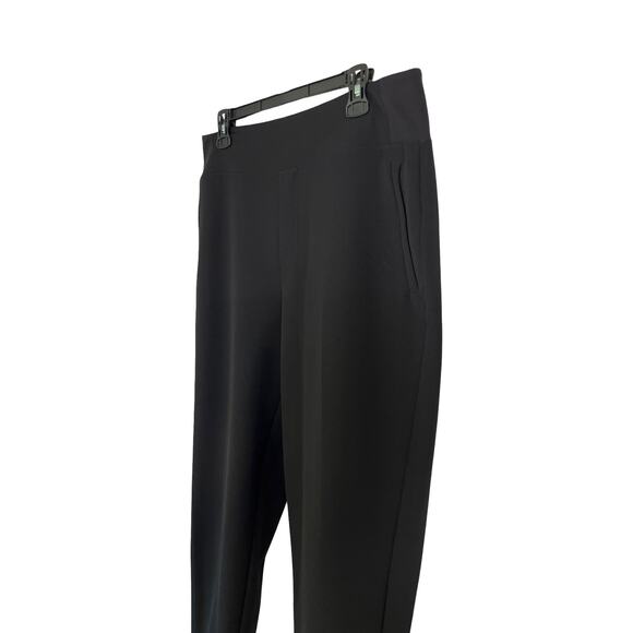 Athleta Brooklyn Ankle Pants Black Size 14 Tall Stretch Slim Fit Work Travel - Picture 3 of 7